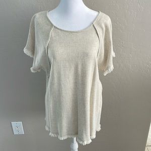 Umgee ladies cream colored tunic